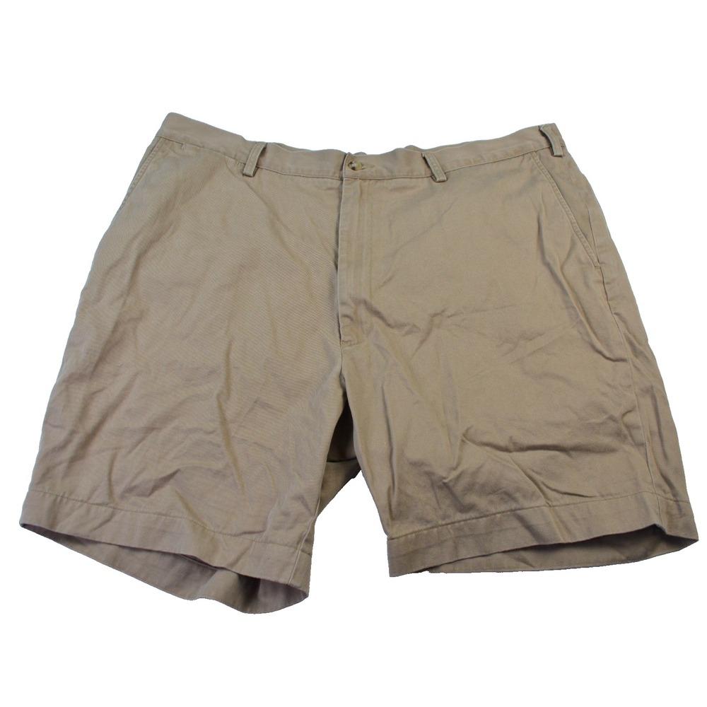 Polo Ralph Lauren Clasic Fit Shorts Flat Front Chino Khaki Men's 42Bx8 Big